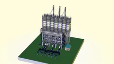 مصنع مسحوق الجبس بأبعاد ثلاثية 3D