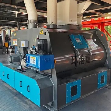 خلاط أفقي مزدوج العمود