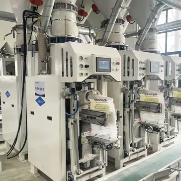 آلة تعبئة الأكياس بنظام صمام التحكم