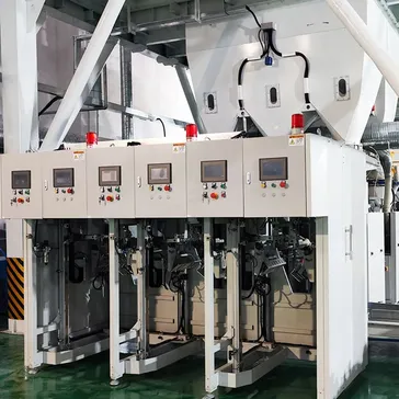 نظام شفط ووضع الأكياس الفارغة في فتحة التعبئة بشكل أوتوماتيكي 