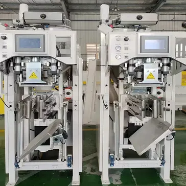 آلة تعبئة الأكياس بنظام صمام التحكم