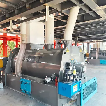 خلاط أفقي مزدوج العمود