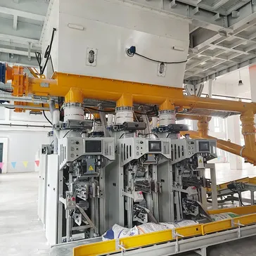 آلة تعبئة الأكياس بنظام صمام التحكم