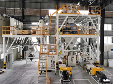 مصنع إنتاج ملاط التسوية الذاتية