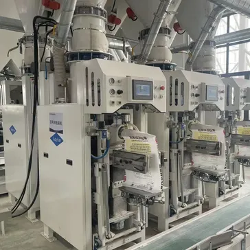 آلة تعبئة الأكياس بنظام صمام التحكم