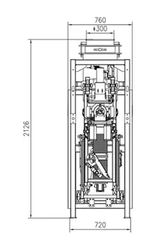 ماكينة تعبئة الأكياس مع صمام تحكم (بسرعة 180 إلى 220 كيس/ ساعة)
