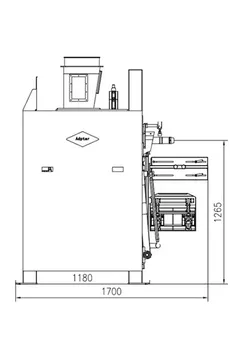 ماكينة تعبئة الأكياس مع صمام تحكم (بسرعة 180 إلى 400 كيس/ ساعة)