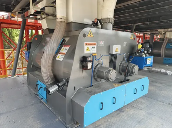 خلاط أفقي مزدوج العمود 