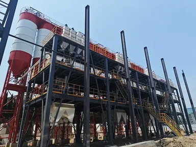 خلاط أفقي مزدوج العمود 