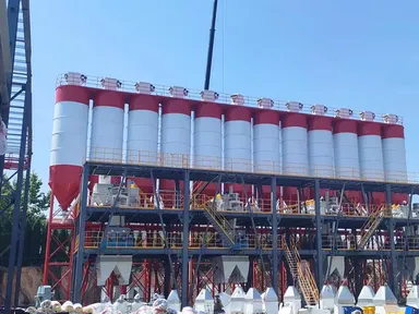 خلاط أفقي مزدوج العمود 