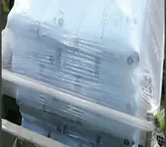 ماكينة تغليف الأكياس بغطاء مطاطي 