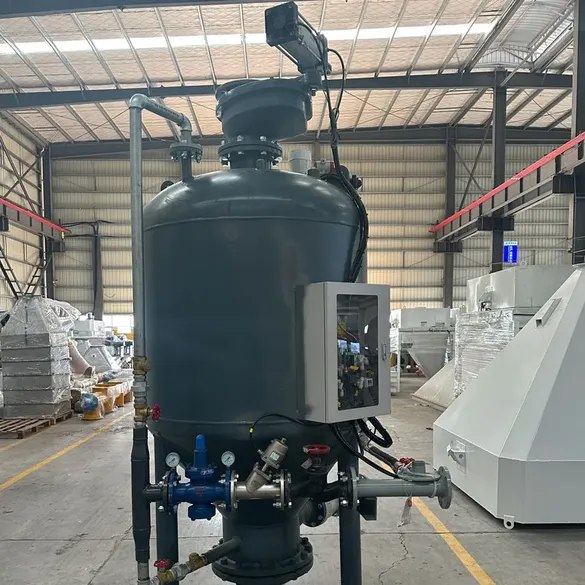 نظام النقل بالهواء عالي الضغط (لنقل المساحيق والحبيبات عبر أنابيب قابلة للتكيف)